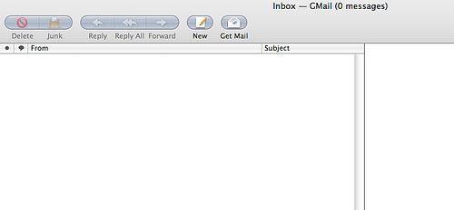 My empty Mail.app inbox